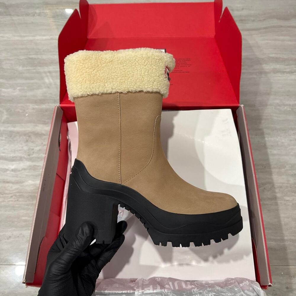 Hunter womens marisol heeled waterproof